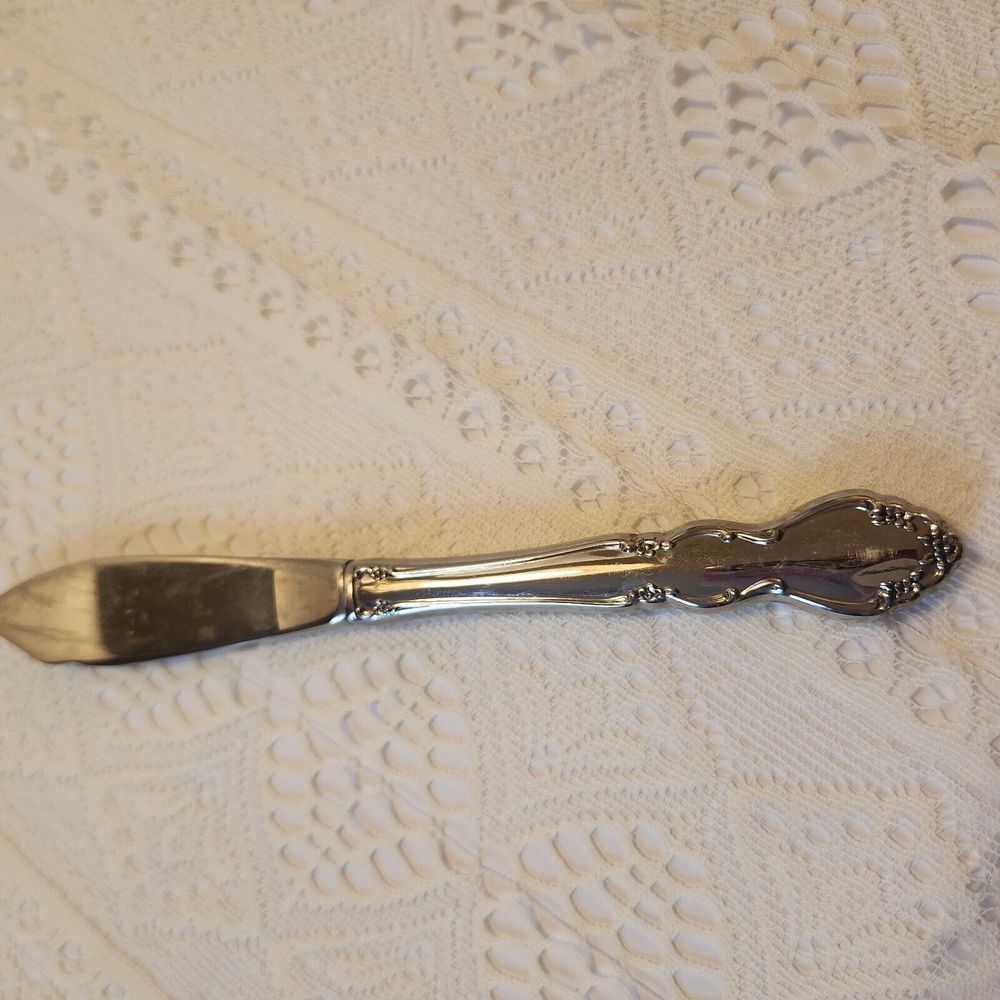 Oneida Dover ONE Butter KnifeCube Mark 18-10 Stainless Steel Flatware USA - Picture 5 of 5
